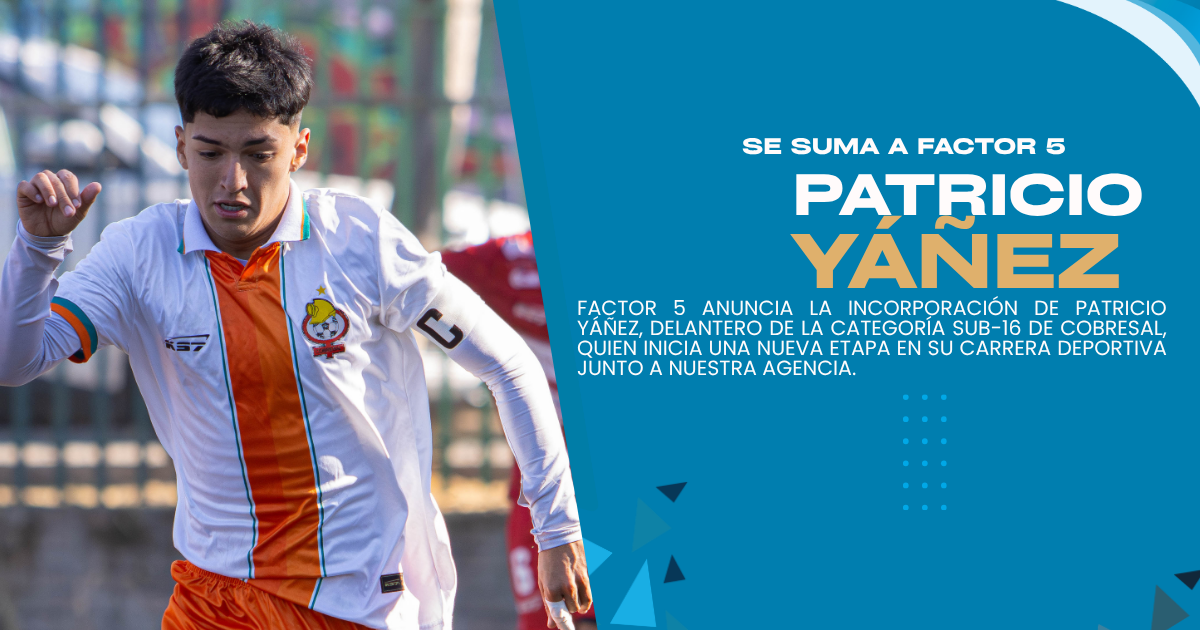 PATRICIO YÁÑEZ SE SUMA A FACTOR 5